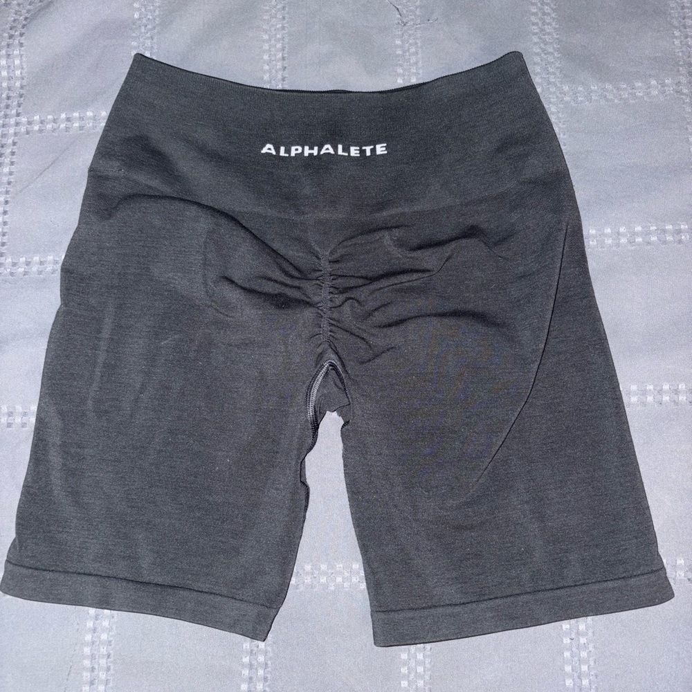 Alphalete Charcoal Biker Shorts